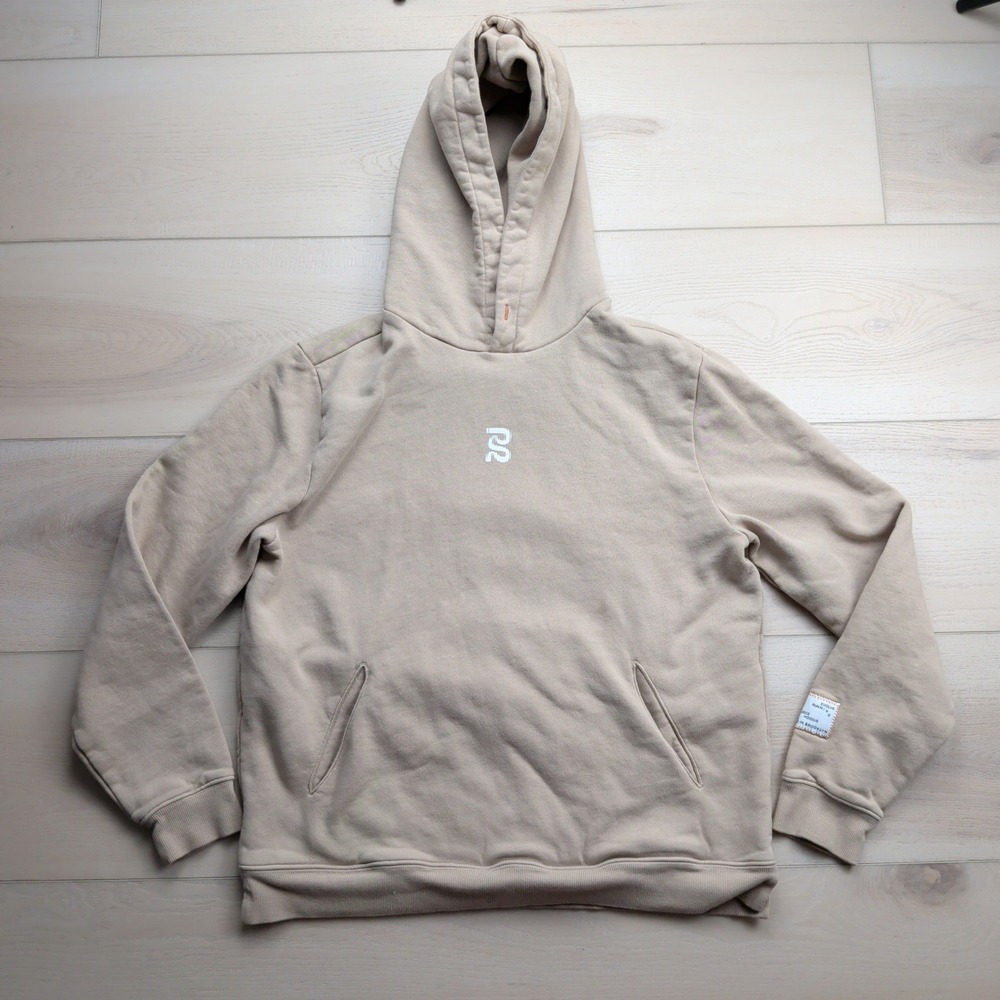 Bandit Running Evolve‎ Hoodie Mens Small Cotton Fleece Abstract Thinker Stone